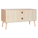 TV furniture Home ESPRIT Natural Paolownia wood MDF Wood 120 x 40 x 60 cm-6