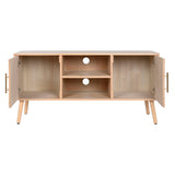 TV furniture Home ESPRIT Natural Paolownia wood MDF Wood 120 x 40 x 60 cm-5