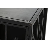 Chest of drawers Home ESPRIT Brown Black Metal Fir Loft 122,5 x 32,5 x 74 cm-5