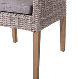 Garden chair Patsy Grey Wood Rattan 58 x 63 x 86 cm-1
