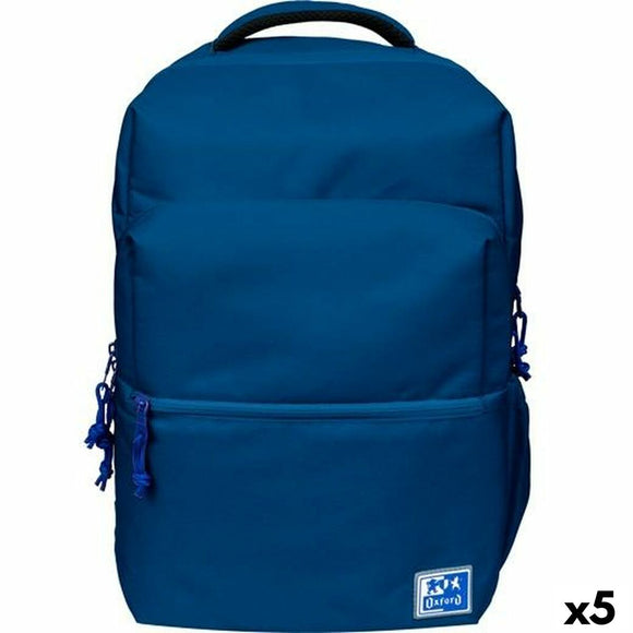 School Bag Oxford B-Ready Oxfbag Navy Blue 42 x 30 x 15 cm (5 Units)-0