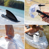 Inflatable Transparent Kayak with Accessories Paros InnovaGoods 312 cm 2 places-13