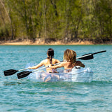 Inflatable Transparent Kayak with Accessories Paros InnovaGoods 312 cm 2 places-8