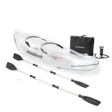 Inflatable Transparent Kayak with Accessories Paros InnovaGoods 312 cm 2 places-2