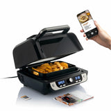 Air Fryer with Grill, Accessories and Recipe Book InnovaGoods Fryinn 12-in-1 6000 Black Steel 3400 W 6 L-6