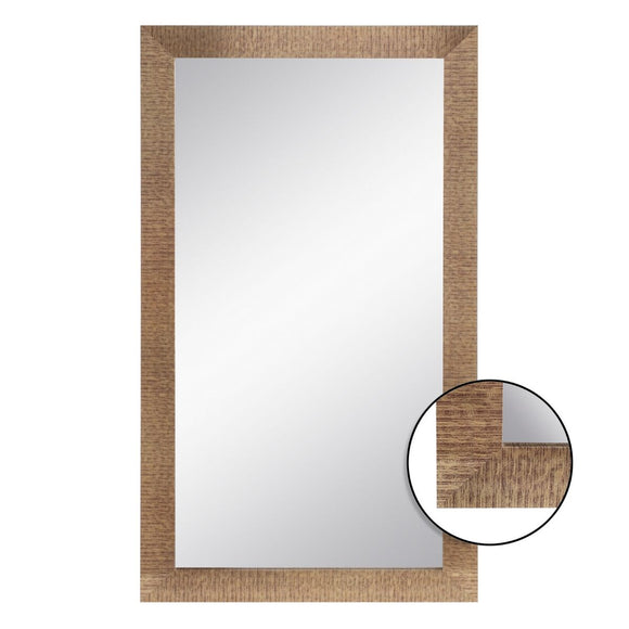 Wall mirror 98 x 2,8 x 178 cm Golden DMF-0
