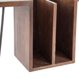 Desk 140 x 35 x 77 cm Metal Wood-5