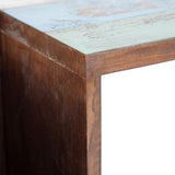 Desk 140 x 35 x 77 cm Metal Wood-4
