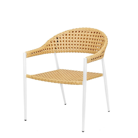 Garden chair Niva White-0