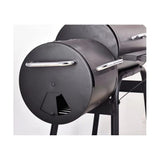 Coal Barbecue with Cover and Wheels Black (112 x 63 x 112 cm)-5