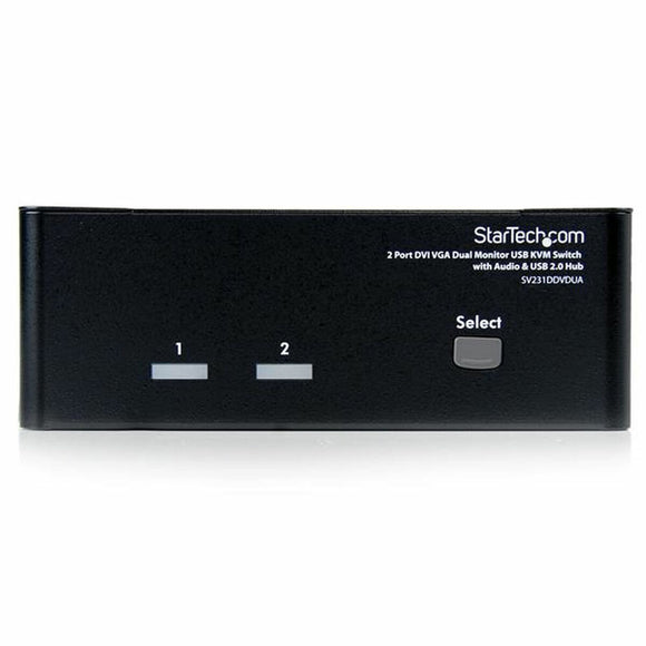 2-Port KVM Switch Startech SV231DDVDUA-0