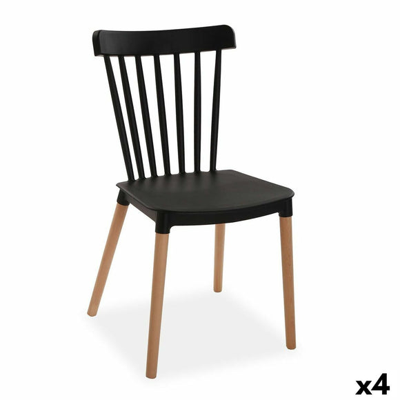 Chair Versa Black 52,5 x 80 x 43 cm (4 Units)-0