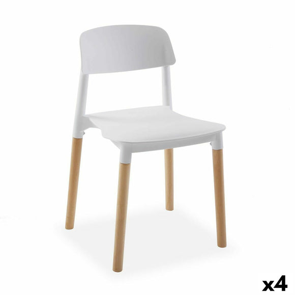 Chair Versa White 45 x 76 x 42 cm (4 Units)-0