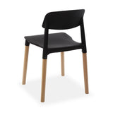 Chair Versa Black 45 x 76 x 42 cm (4 Units)-2