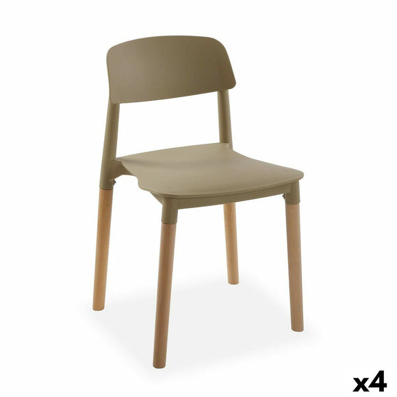 Chair Versa Beige 45 x 76 x 42 cm (4 Units)-0