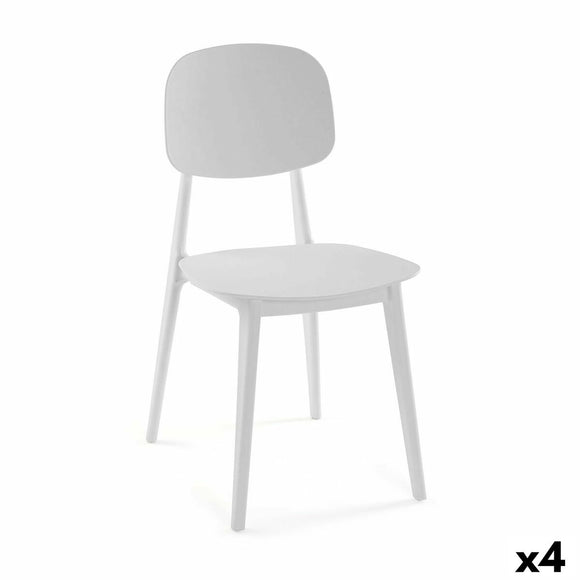 Chair Versa White 39,5 x 80 x 41,5 cm (4 Units)-0