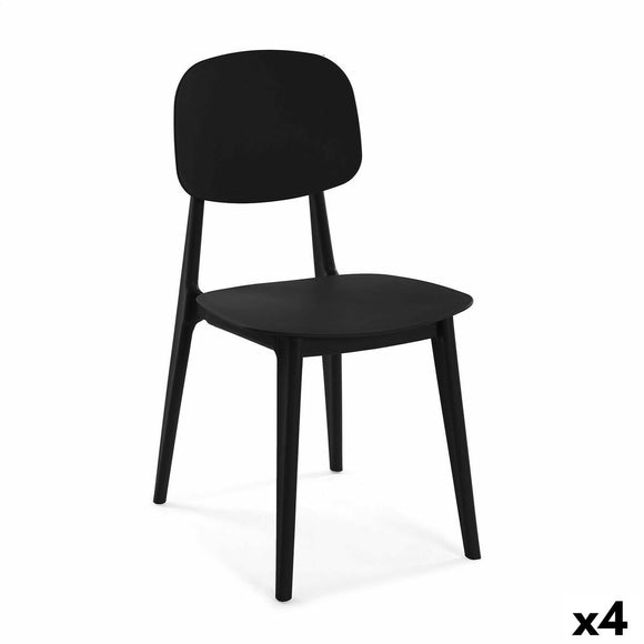 Chair Versa Black 39,5 x 80 x 41,5 cm (4 Units)-0