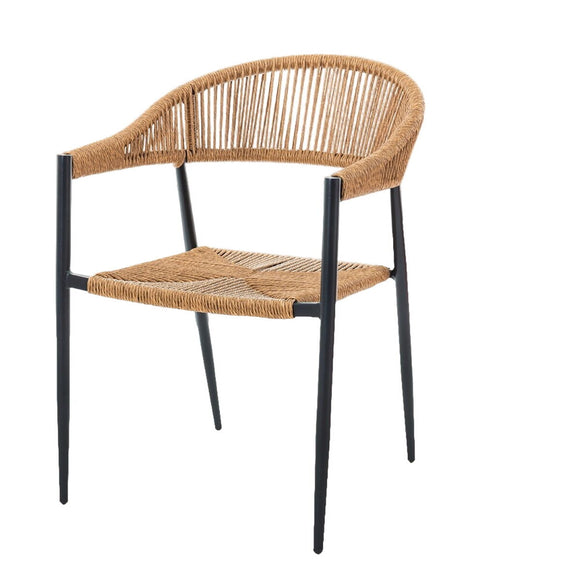 Garden chair Neska ii Graphite Synthetic Aluminium 56 x 59,5 x 81 cm-0