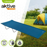 Sun-lounger Aktive Blue Foldable 180 x 18 x 60 cm (6 Units)-3