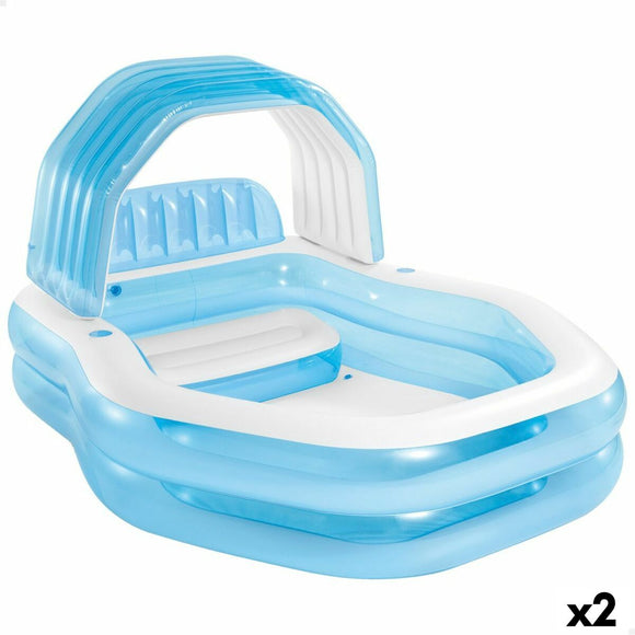 Inflatable pool Intex Blue 530 l 229 x 135 x 191 cm (2 Units)-0