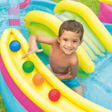 Inflatable Paddling Pool for Children Intex Rainbow 374 L 295 x 109 x 191 cm (2 Units)-1