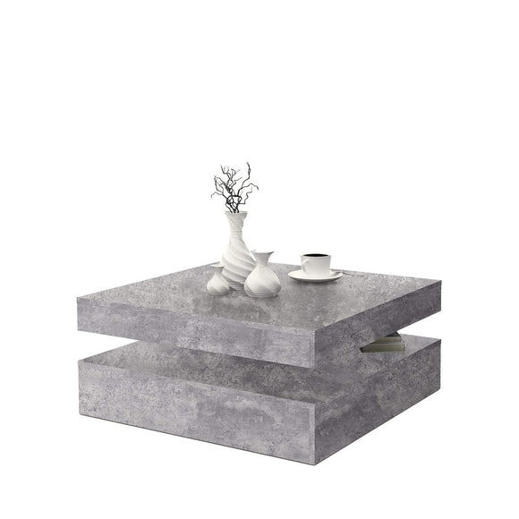 Side table Light grey (78 x 78 x 35,4 cm)-0