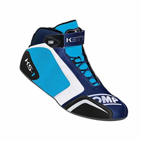 Racing Ankle Boots OMP KS-1 (Size 45) Cyan Navy Blue