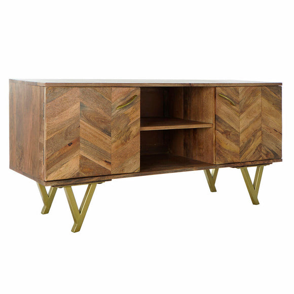 TV furniture DKD Home Decor Metal Mango wood (125 x 62,5 x 40 cm)-0