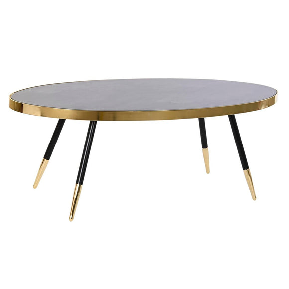 Side table DKD Home Decor Black Golden Crystal Steel 110 x 50 x 41,5 cm-0