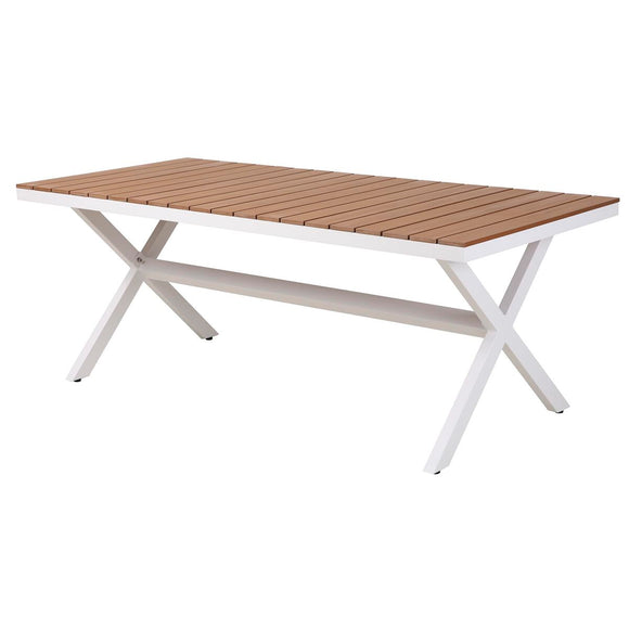 Table DKD Home Decor Exterior Aluminium Resin (200 x 90 x 75 cm)-0