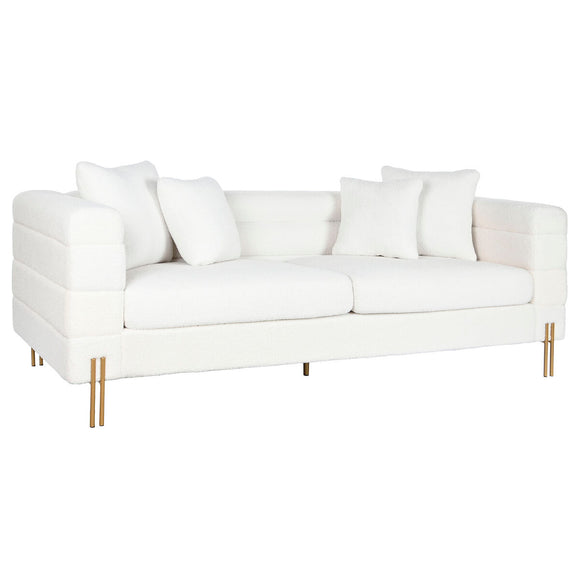 Sofa DKD Home Decor White Metal 205 x 85 x 73 cm-0