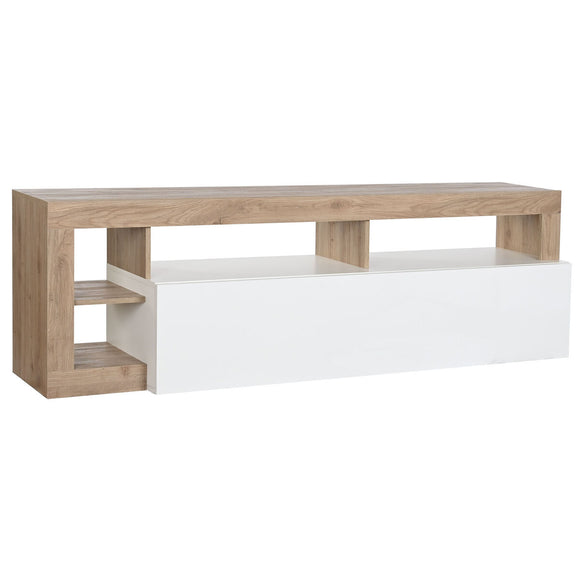 TV furniture DKD Home Decor White Brown Metal MDF Wood 184 x 42 x 58 cm-0