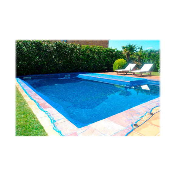 Swimming Pool Cover Fun&Go Leaf Pool Blue (7 x 11 m)-0