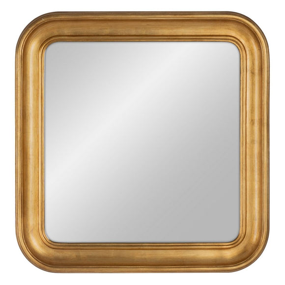 Wall mirror Golden Crystal Pine 80 x 80 cm-0