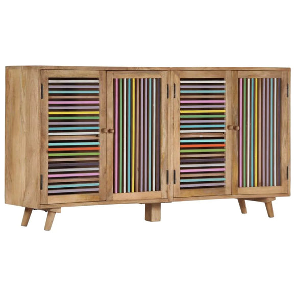 vidaXL Solid Mango Wood Sideboard Storage Cabinet Console Table 39.4