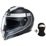 Helmet HJC i90 Black/White (Size 57-58)-1