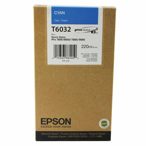 Original Ink Cartridge Epson C13T603200 Cyan-0