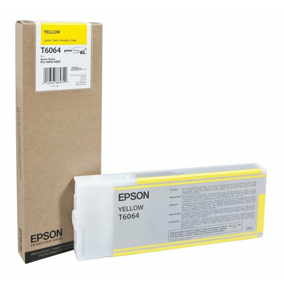 Original Ink Cartridge Epson C13T606400 Yellow-0