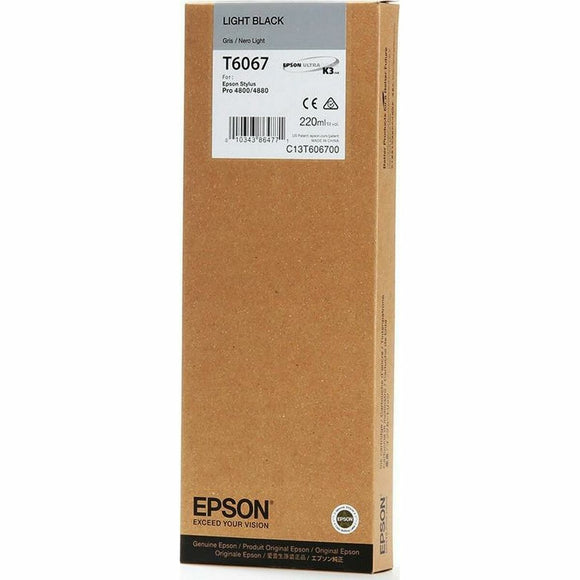 Original Ink Cartridge Epson C13T606700 Black-0