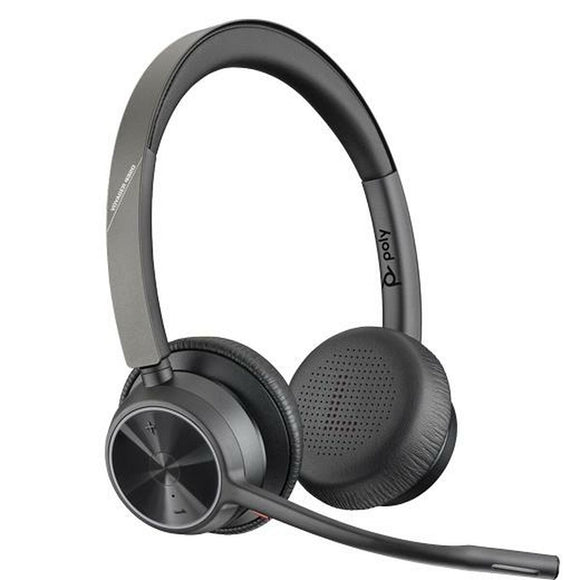 Headphones with Microphone Poly 218473-01 Black-0