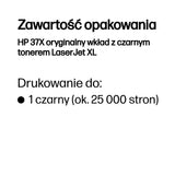 HP 37X Original Black Toner Cartridge for LaserJet XL