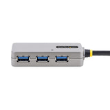 USB Hub Startech U01043-USB-EXTENDER Black Silver-10