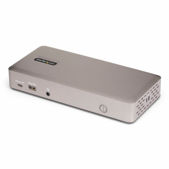 USB Hub Startech 150UE-USB4DOCKTRIPLE Grey-0