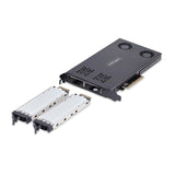 Hard Drive Adapter Startech 2M2-REMOVABLE-PCIE Black-1