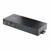 7-Port USB Hub Startech S5G16AINDS-USB-A-HUB Black-0