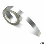 Laminated Tape for Labelling Machines Dymo 32500 Stainless steel Rhino™ 12 mm (10 Units)-0