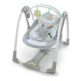 Rocking Chair Ingenuity Compact Swing - Hugs & Hoots White Grey-0