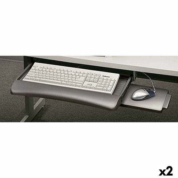 Keyboard Fellowes 93804 Graphite-0