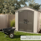 Hut Lifetime 215 x 227 x 215 cm Grey-5