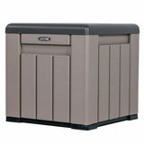 Storage Box with Lid Lifetime Grey 51,2 x 51,2 x 50,8 cm-0